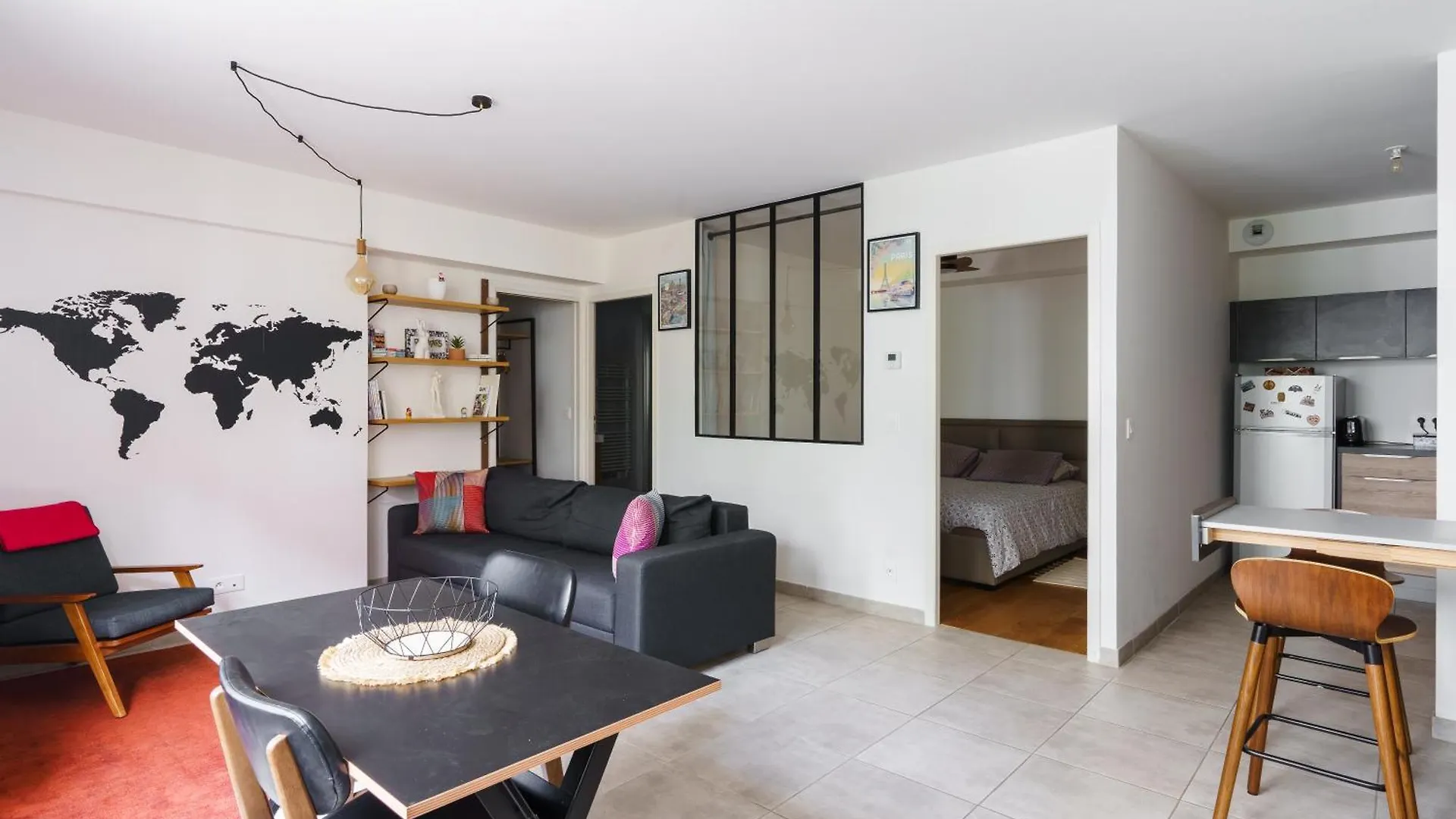 Bright And Airy 1bd Quartier De La Gare Apartment Paris